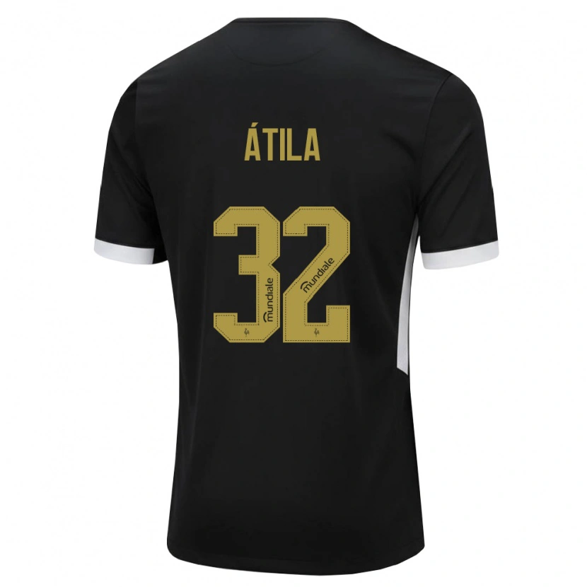 Danxen Mulher Camisola Gabriel Atila #32 Preto Branco Amarelo Principal 2026/27 Camisa Brasil