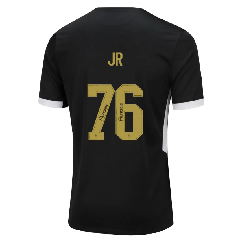 Danxen Mulher Camisola Wanderson Jr #76 Preto Branco Amarelo Principal 2026/27 Camisa Brasil