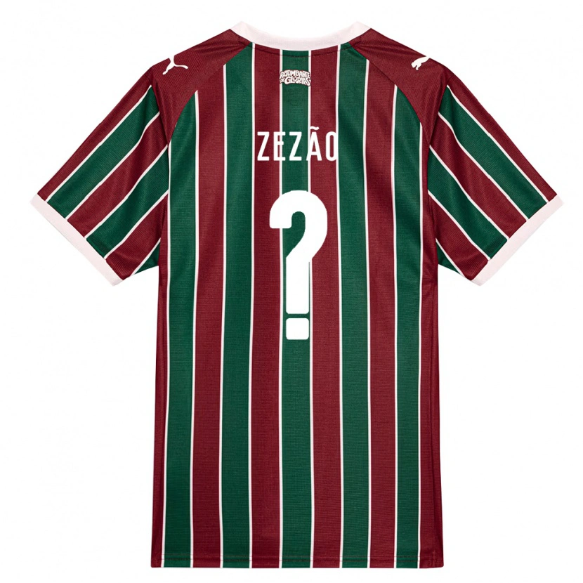 Danxen Mulher Camisola Zezão #0 Verde Borgonha Branco Principal 2026/27 Camisa Brasil