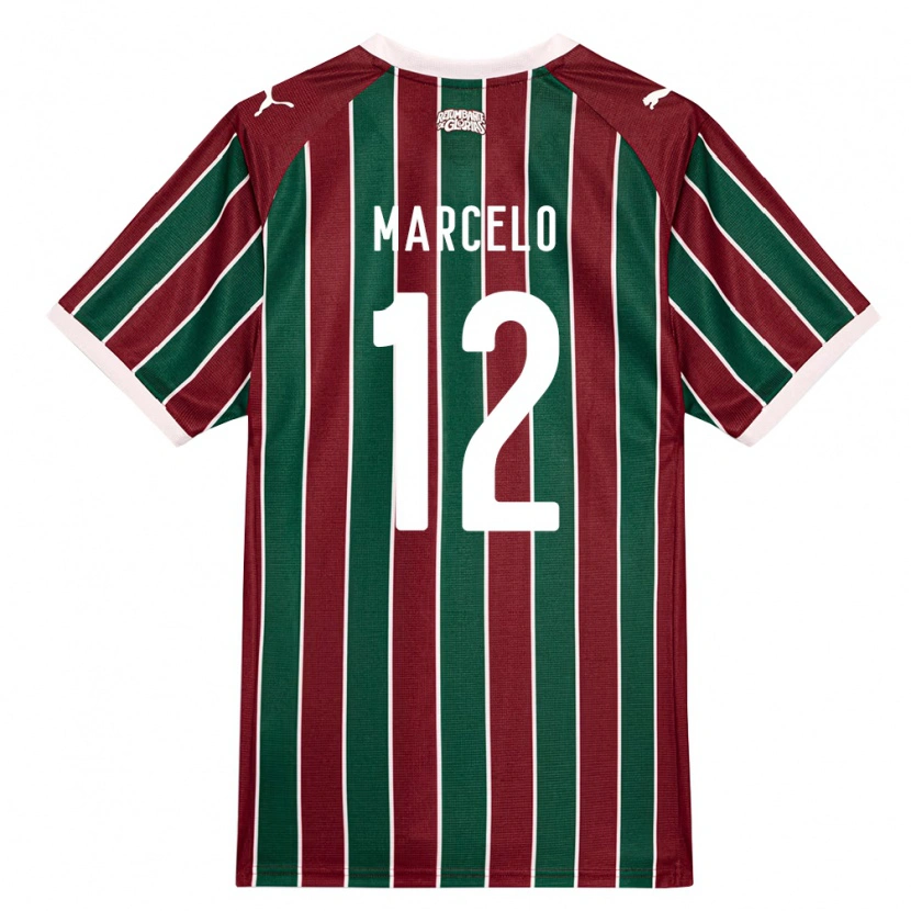 Danxen Mulher Camisola Marcelo #12 Verde Borgonha Branco Principal 2026/27 Camisa Brasil
