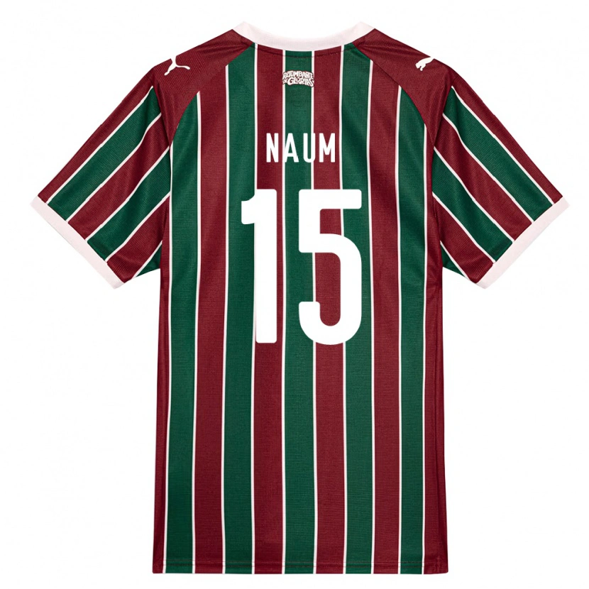 Danxen Mulher Camisola Jonas Naum #15 Verde Borgonha Branco Principal 2026/27 Camisa Brasil