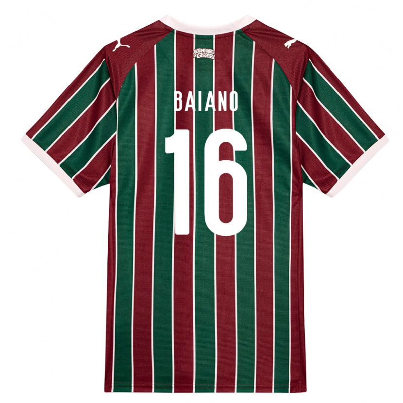 Danxen Mulher Camisola Sérgio Baiano #16 Verde Borgonha Branco Principal 2026/27 Camisa Brasil