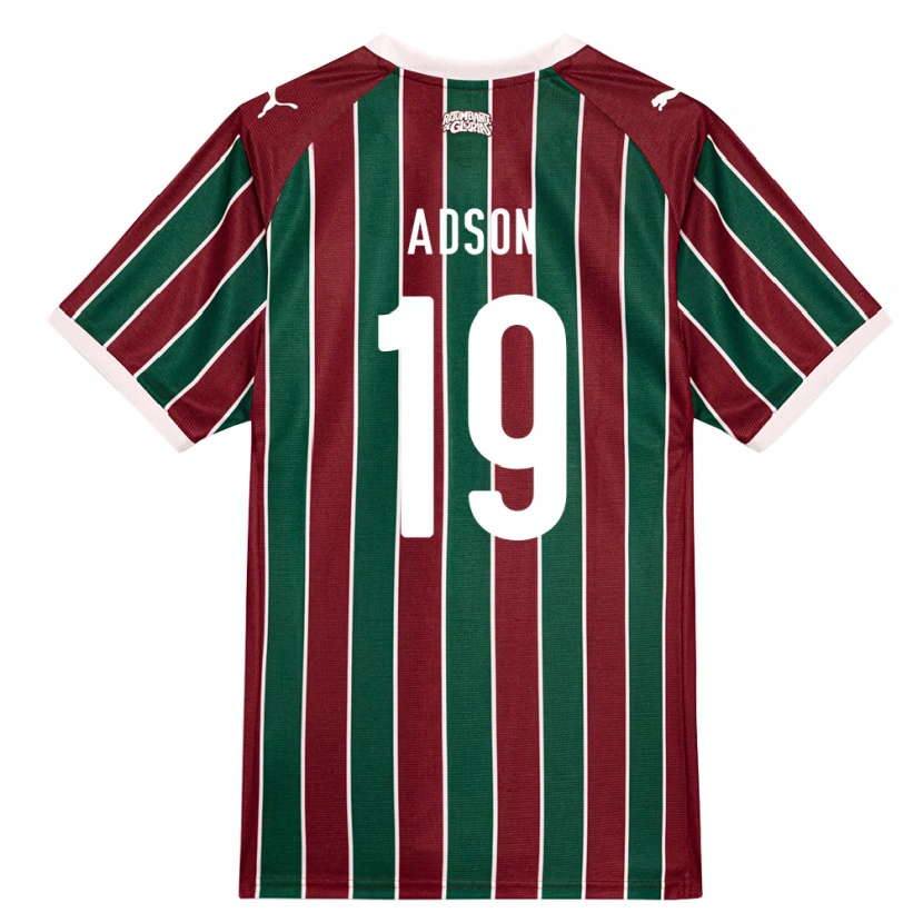 Danxen Mulher Camisola Adsonnaldo Ferreira Nascimento #19 Verde Borgonha Branco Principal 2026/27 Camisa Brasil
