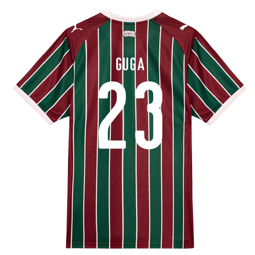 Danxen Mulher Camisola Guga #23 Verde Borgonha Branco Principal 2026/27 Camisa Brasil