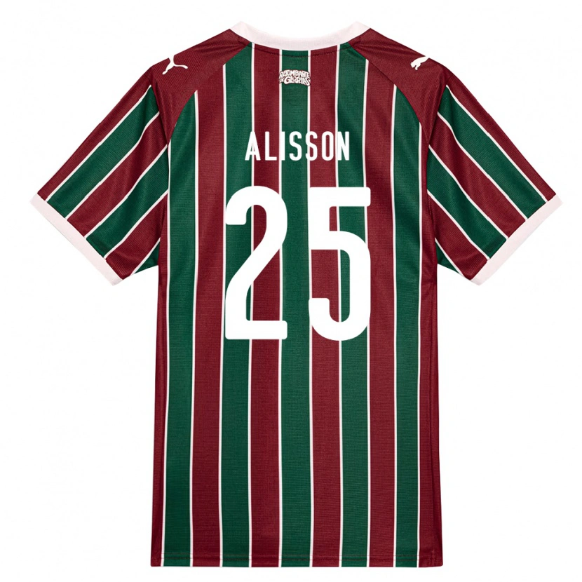 Danxen Mulher Camisola Alisson Euler De Freitas Castro #25 Verde Borgonha Branco Principal 2026/27 Camisa Brasil