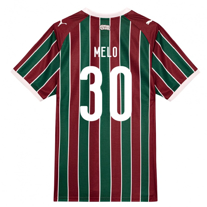 Danxen Mulher Camisola Felipe Melo #30 Verde Borgonha Branco Principal 2026/27 Camisa Brasil