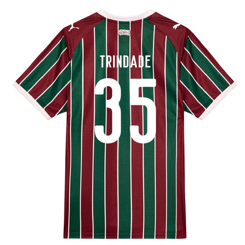 Danxen Mulher Camisola Andre Trindade #35 Verde Borgonha Branco Principal 2026/27 Camisa Brasil