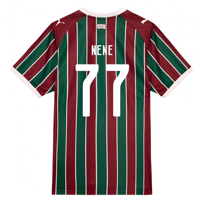 Danxen Mulher Camisola Nene #77 Verde Borgonha Branco Principal 2026/27 Camisa Brasil