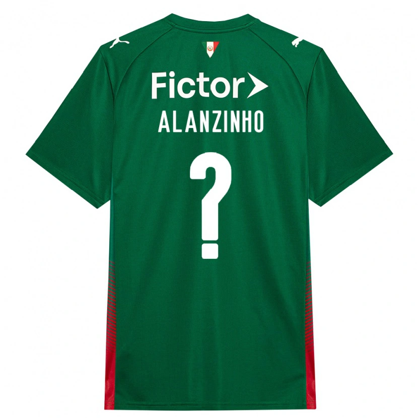 Danxen Mulher Camisola Alanzinho #0 Verde Vermelho Branco Principal 2026/27 Camisa Brasil