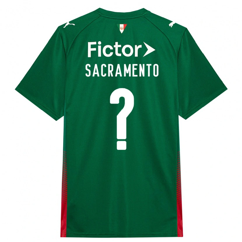 Danxen Mulher Camisola Wendell Sacramento #0 Verde Vermelho Branco Principal 2026/27 Camisa Brasil
