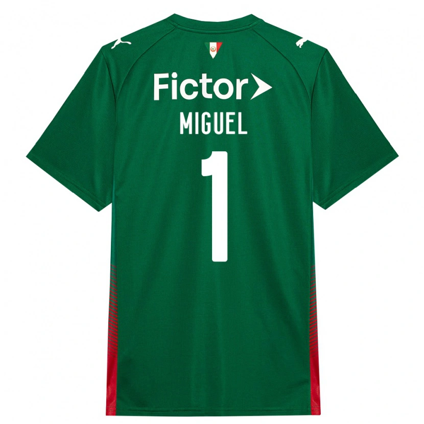 Danxen Mulher Camisola Carlos Miguel #1 Verde Vermelho Branco Principal 2026/27 Camisa Brasil