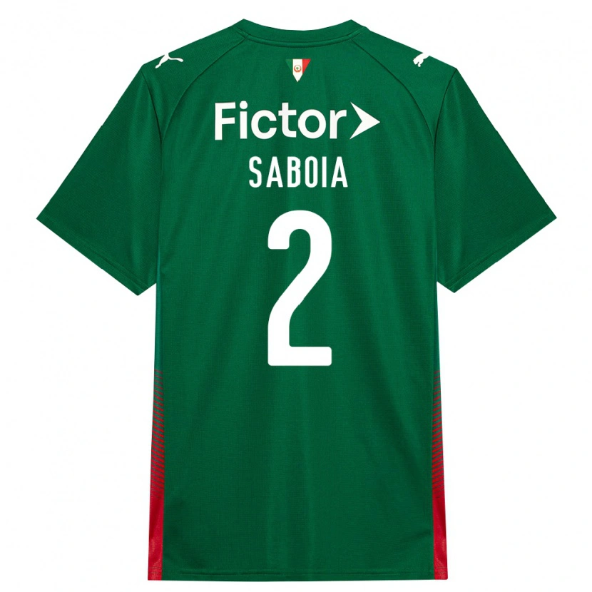 Danxen Mulher Camisola Luis Saboia #2 Verde Vermelho Branco Principal 2026/27 Camisa Brasil