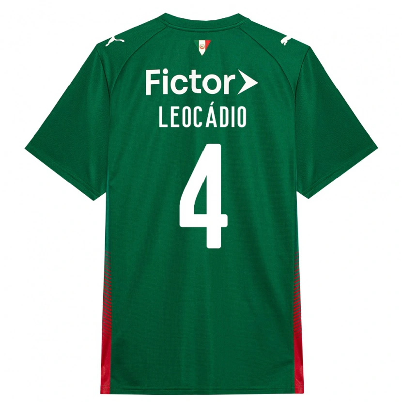 Danxen Mulher Camisola Isaac Leocádio #4 Verde Vermelho Branco Principal 2026/27 Camisa Brasil