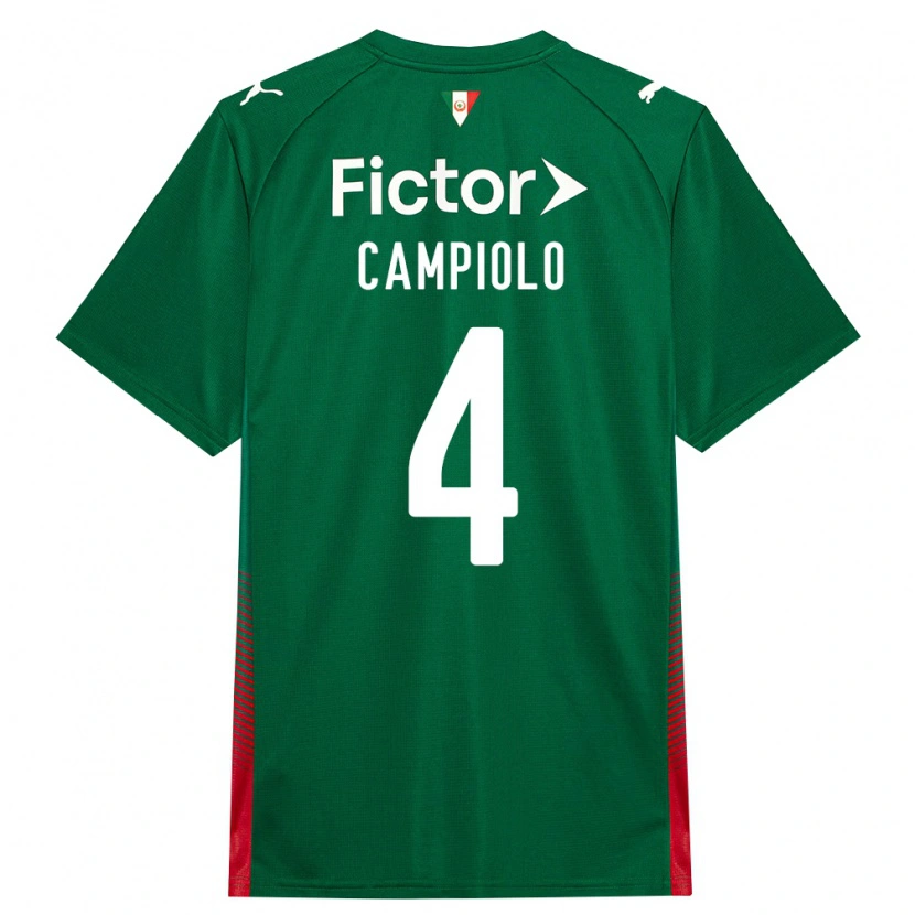 Danxen Mulher Camisola Giovanna Campiolo #4 Verde Vermelho Branco Principal 2026/27 Camisa Brasil