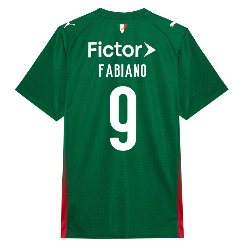 Danxen Mulher Camisola Fabiano Rodrigues Pereira #9 Verde Vermelho Branco Principal 2026/27 Camisa Brasil