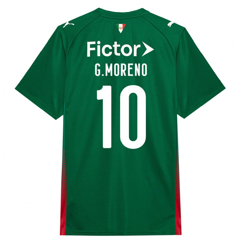 Danxen Mulher Camisola Gerardo Moreno #10 Verde Vermelho Branco Principal 2026/27 Camisa Brasil