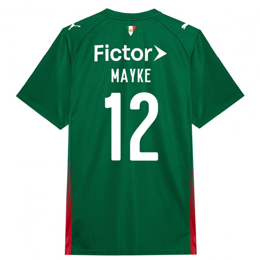 Danxen Mulher Camisola Mayke #12 Verde Vermelho Branco Principal 2026/27 Camisa Brasil