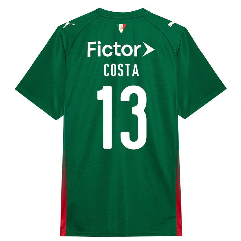 Danxen Mulher Camisola Enzo Costa #13 Verde Vermelho Branco Principal 2026/27 Camisa Brasil