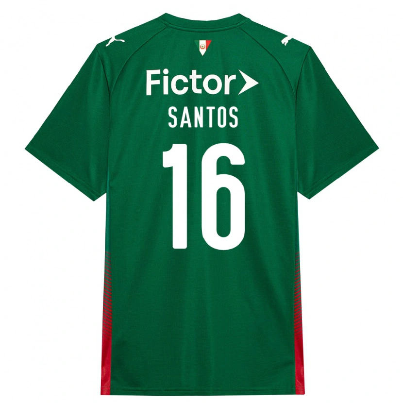 Danxen Mulher Camisola Gaby Santos #16 Verde Vermelho Branco Principal 2026/27 Camisa Brasil