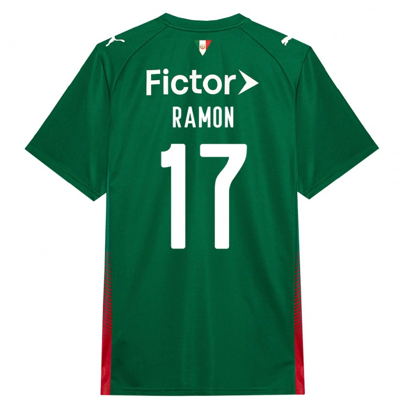 Danxen Mulher Camisola Ramon Riquelme #17 Verde Vermelho Branco Principal 2026/27 Camisa Brasil