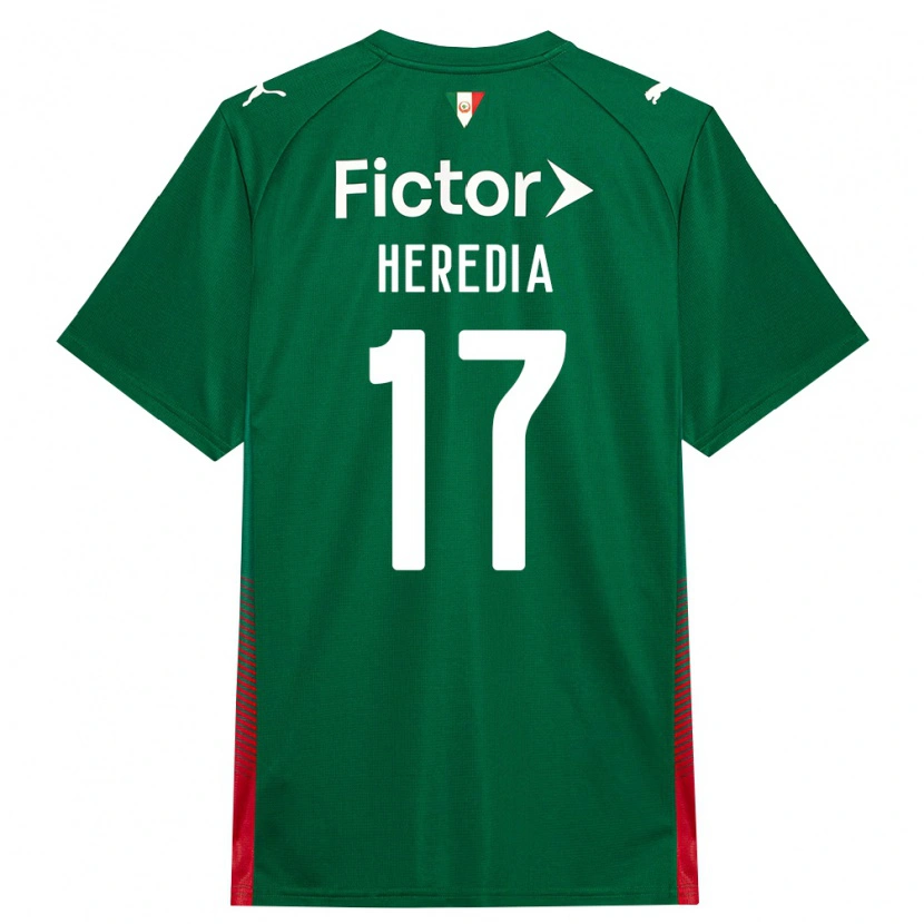Danxen Mulher Camisola Jesus Heredia #17 Verde Vermelho Branco Principal 2026/27 Camisa Brasil