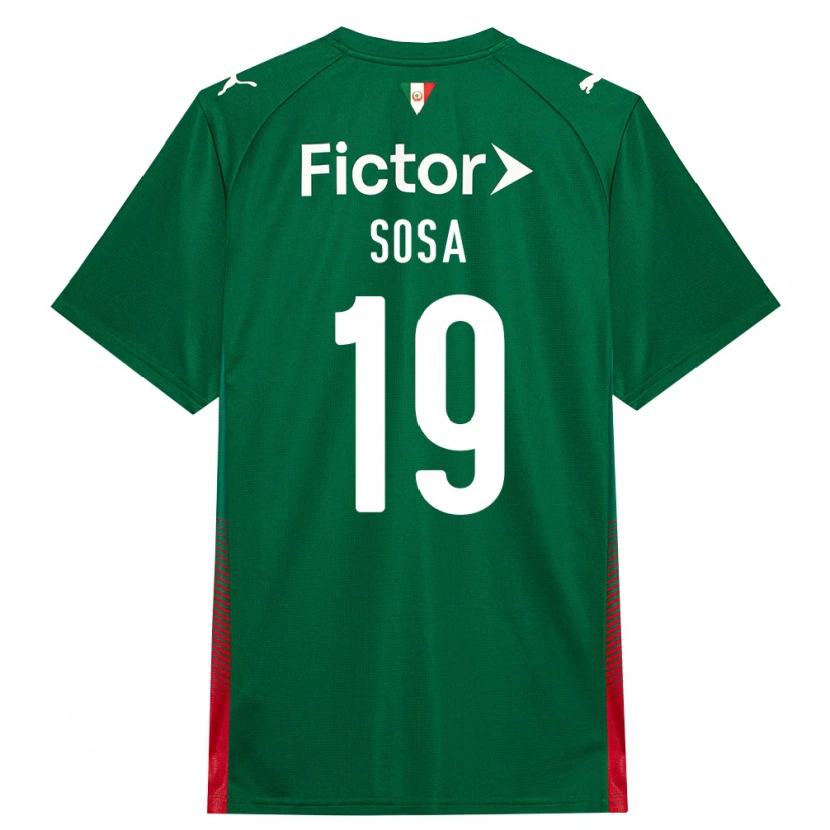 Danxen Mulher Camisola Ramón Sosa #19 Verde Vermelho Branco Principal 2026/27 Camisa Brasil