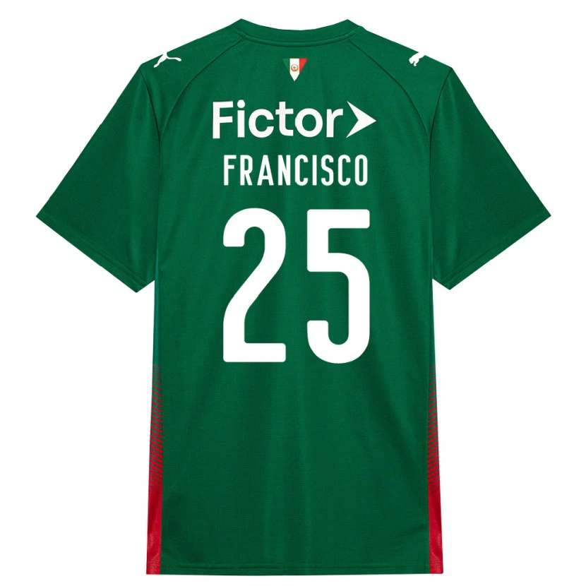Danxen Mulher Camisola Juan Francisco #25 Verde Vermelho Branco Principal 2026/27 Camisa Brasil