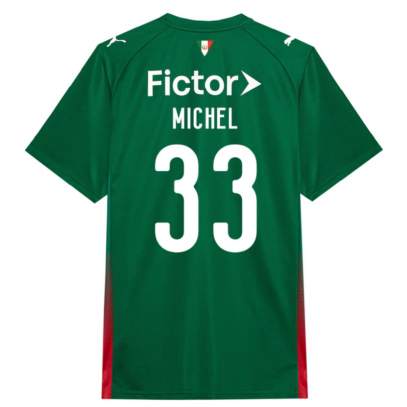Danxen Mulher Camisola Michel #33 Verde Vermelho Branco Principal 2026/27 Camisa Brasil