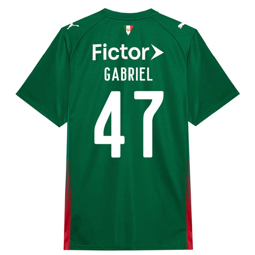 Danxen Mulher Camisola Victor Gabriel #47 Verde Vermelho Branco Principal 2026/27 Camisa Brasil