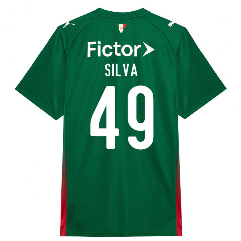 Danxen Mulher Camisola Gabriel Silva #49 Verde Vermelho Branco Principal 2026/27 Camisa Brasil
