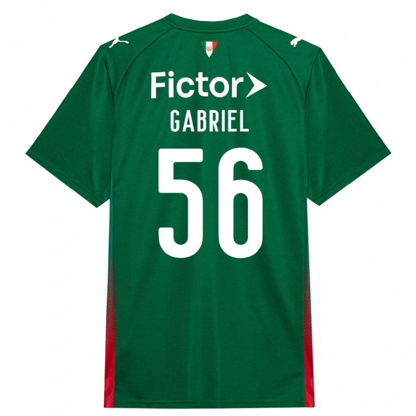 Danxen Mulher Camisola Arthur Gabriel #56 Verde Vermelho Branco Principal 2026/27 Camisa Brasil
