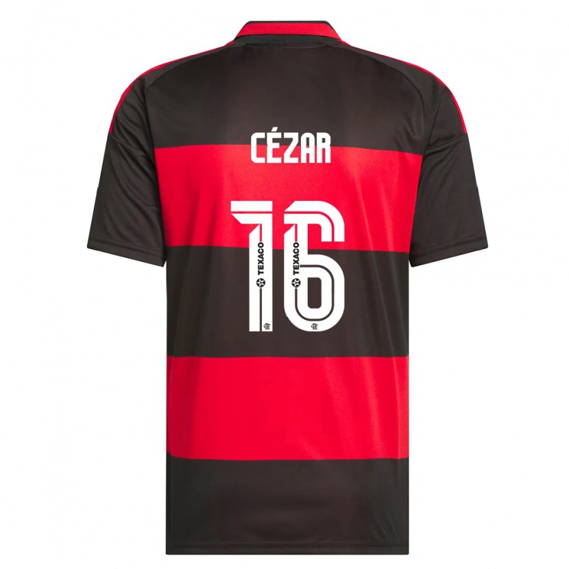 Danxen Mulher Camisola Paulo Cézar #16 Vermelho Preto Branco Principal 2026/27 Camisa Brasil