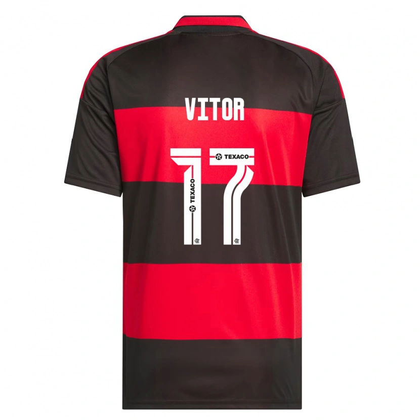 Danxen Mulher Camisola João Vitor #17 Vermelho Preto Branco Principal 2026/27 Camisa Brasil