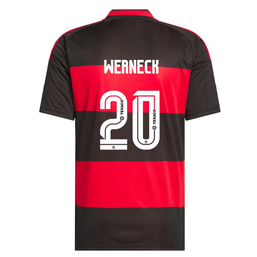 Danxen Mulher Camisola Gabriel Werneck #20 Vermelho Preto Branco Principal 2026/27 Camisa Brasil