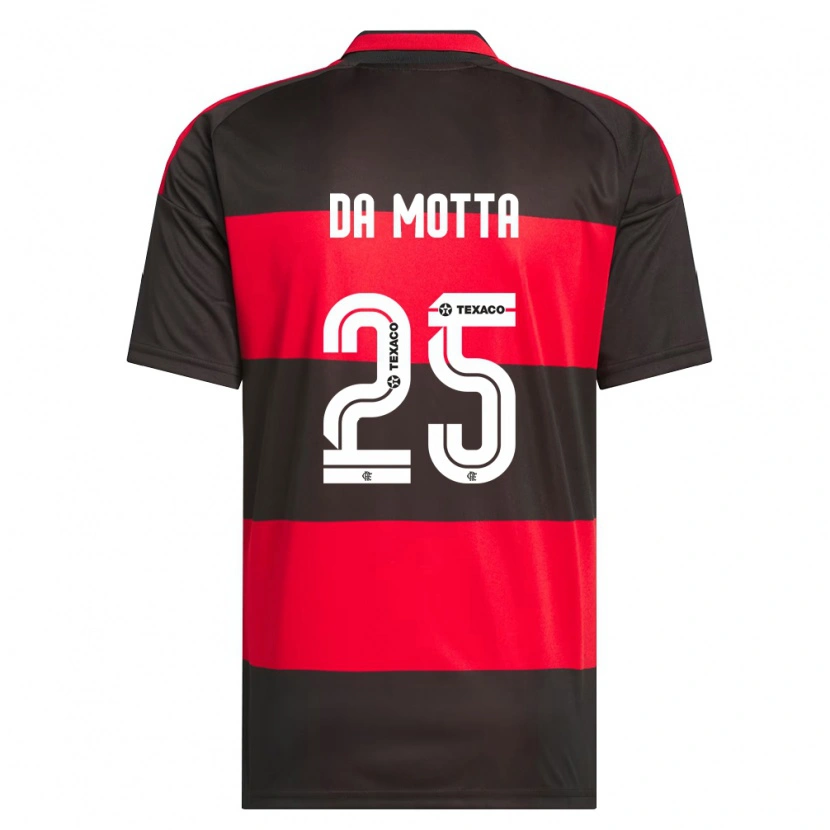 Danxen Mulher Camisola Piris Da Motta #25 Vermelho Preto Branco Principal 2026/27 Camisa Brasil