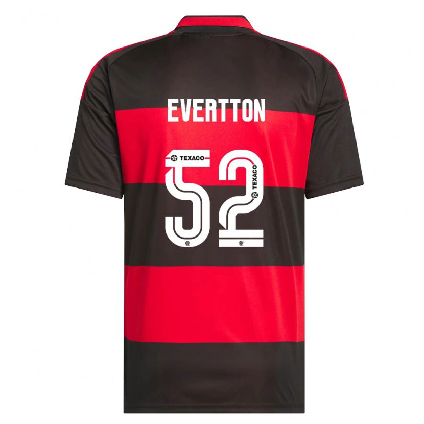 Danxen Mulher Camisola Evertton Araújo #52 Vermelho Preto Branco Principal 2026/27 Camisa Brasil