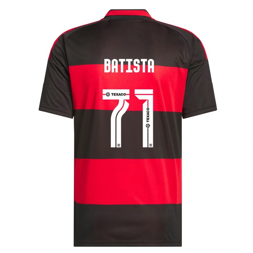 Danxen Mulher Camisola Pedro Batista #71 Vermelho Preto Branco Principal 2026/27 Camisa Brasil