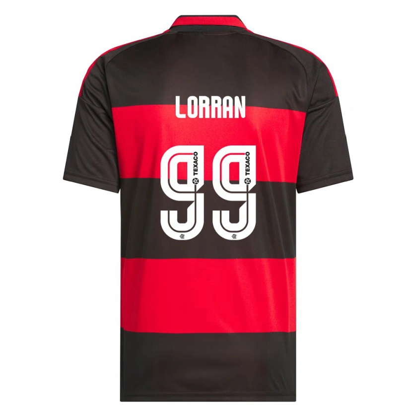 Danxen Mulher Camisola Lorran Lucas Pereira De Sousa #99 Vermelho Preto Branco Principal 2026/27 Camisa Brasil