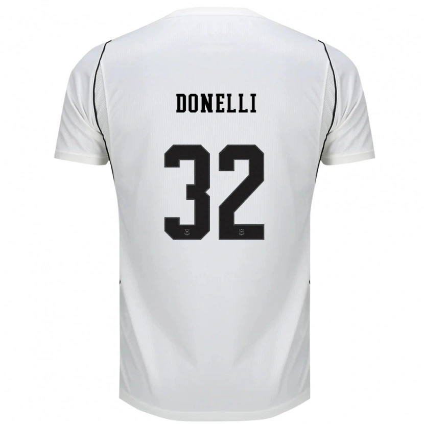 Danxen Mulher Camisola Matheus Donelli #32 Branco Preto Vermelho Principal 2026/27 Camisa Brasil