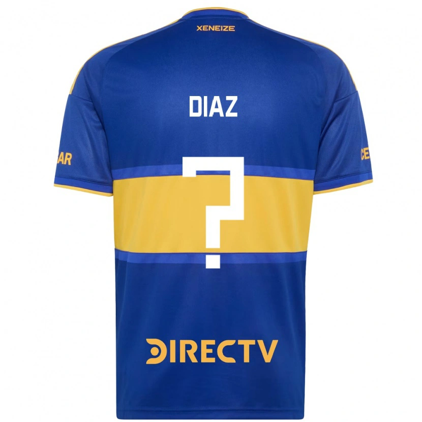 Danxen Mulher Camisola Sebastian Diaz #0 Azul Real Amarelo Principal 2026/27 Camisa Brasil