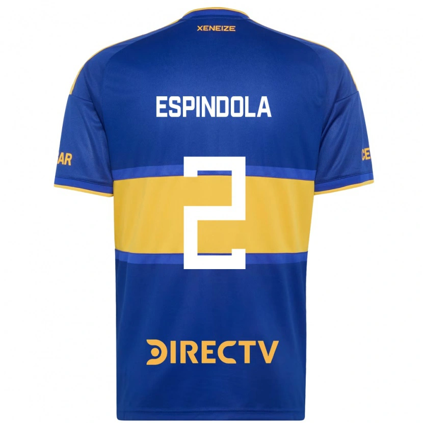 Danxen Mulher Camisola Noelia Espindola #2 Azul Real Amarelo Principal 2026/27 Camisa Brasil