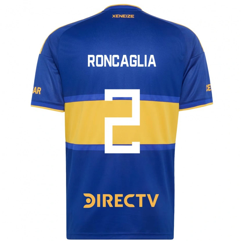 Danxen Mulher Camisola Facundo Roncaglia #2 Azul Real Amarelo Principal 2026/27 Camisa Brasil