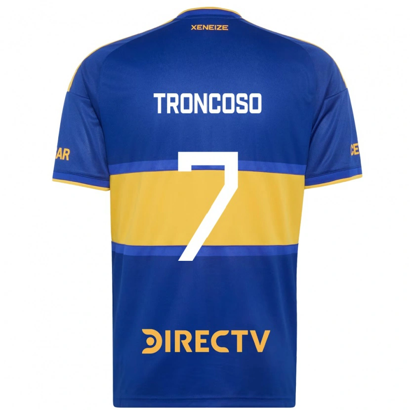 Danxen Mulher Camisola Carolina Troncoso #7 Azul Real Amarelo Principal 2026/27 Camisa Brasil