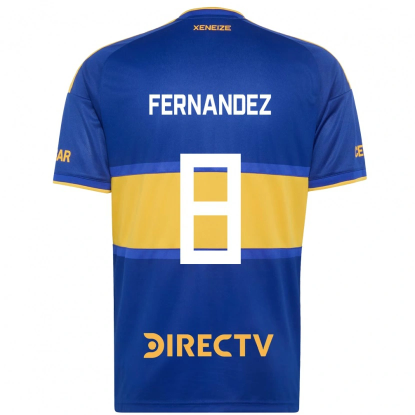 Danxen Mulher Camisola Guillermo Fernandez #8 Azul Real Amarelo Principal 2026/27 Camisa Brasil