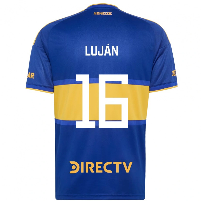Danxen Mulher Camisola Ramiro Luján #16 Azul Real Amarelo Principal 2026/27 Camisa Brasil