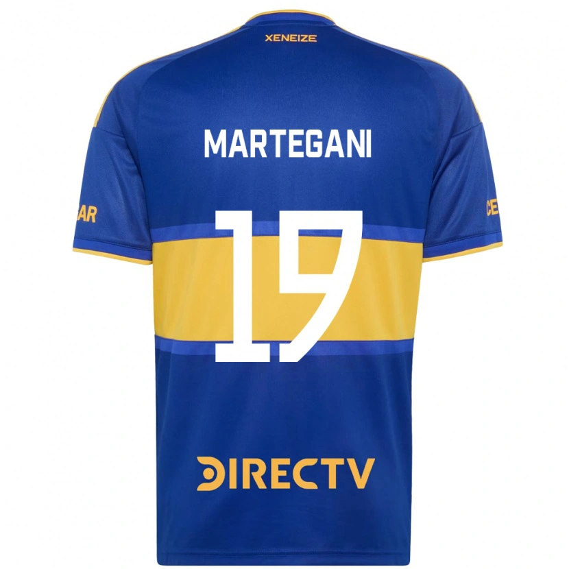 Danxen Mulher Camisola Agustín Martegani #19 Azul Real Amarelo Principal 2026/27 Camisa Brasil