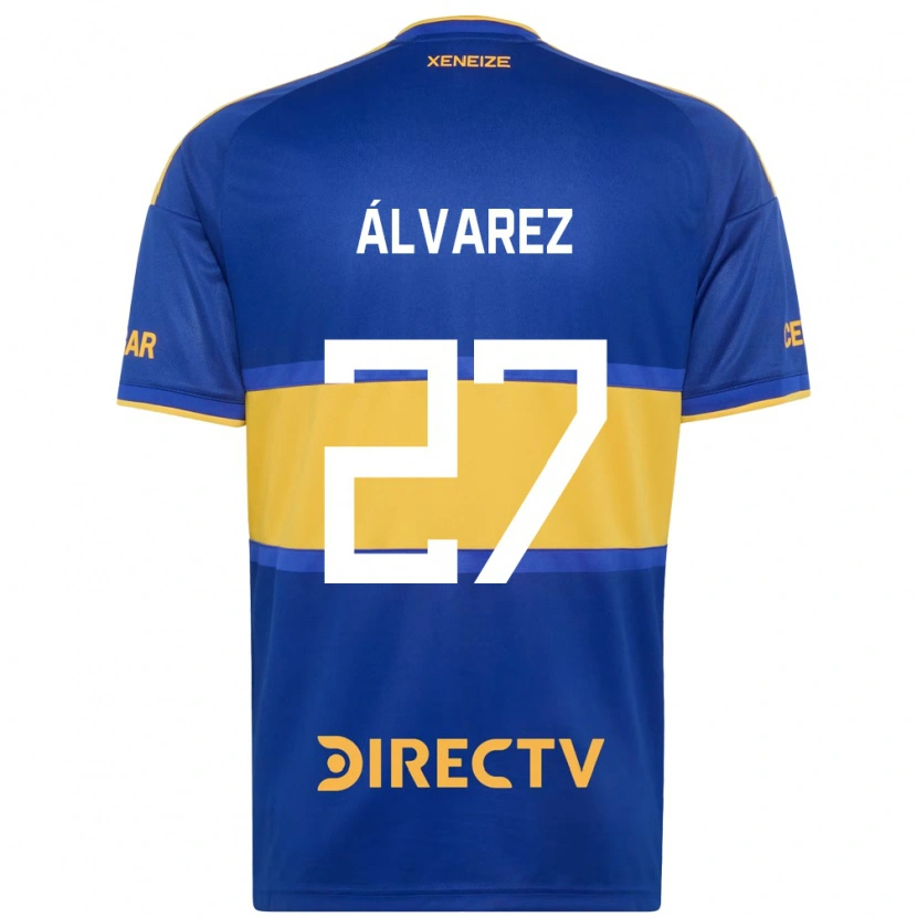 Danxen Mulher Camisola Violeta Álvarez #27 Azul Real Amarelo Principal 2026/27 Camisa Brasil