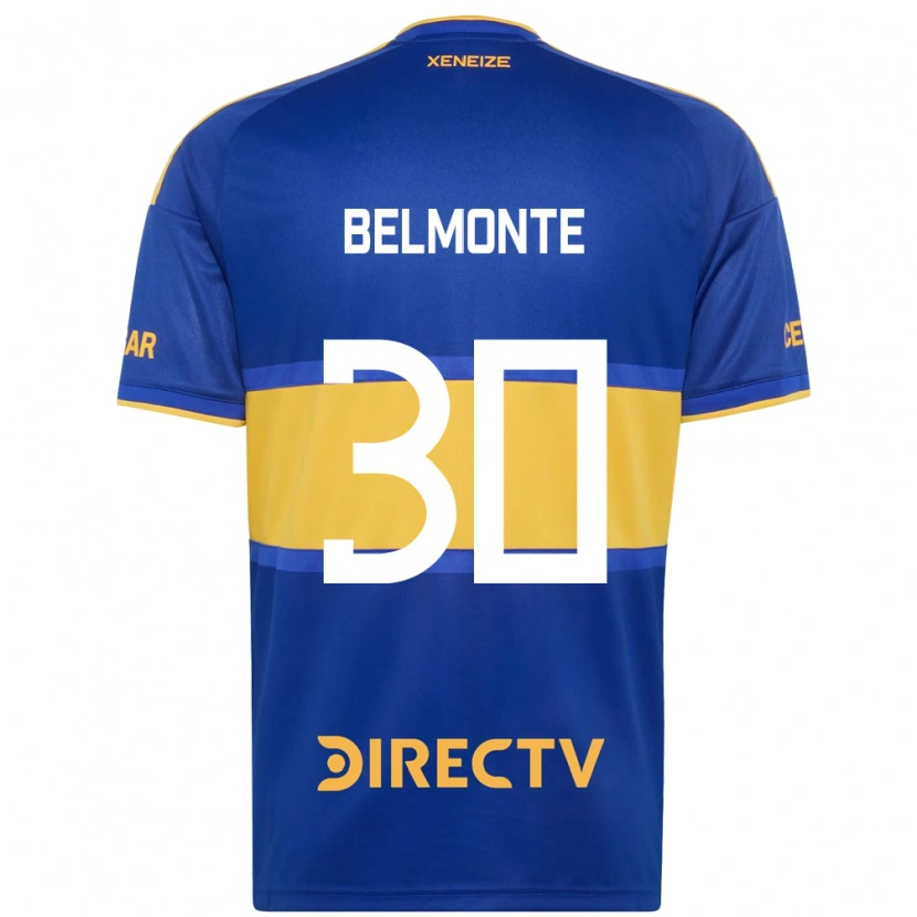 Danxen Mulher Camisola Tomás Belmonte #30 Azul Real Amarelo Principal 2026/27 Camisa Brasil