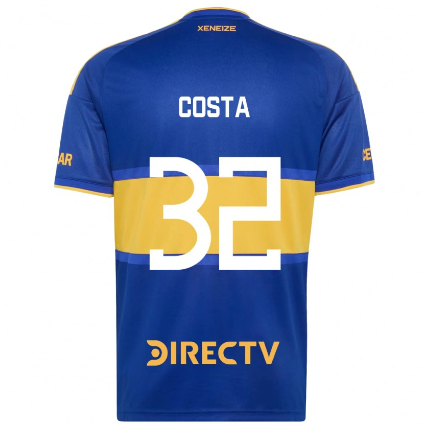 Danxen Mulher Camisola Ayrton Costa #32 Azul Real Amarelo Principal 2026/27 Camisa Brasil