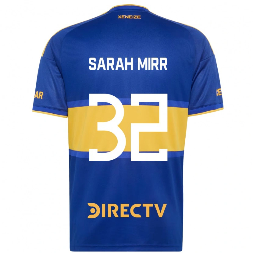 Danxen Mulher Camisola Sarah Mirr #32 Azul Real Amarelo Principal 2026/27 Camisa Brasil